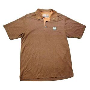 CB DryTec Luxe M Nanotex Official PGA Embroidered Collar Golf Polo Herringbone